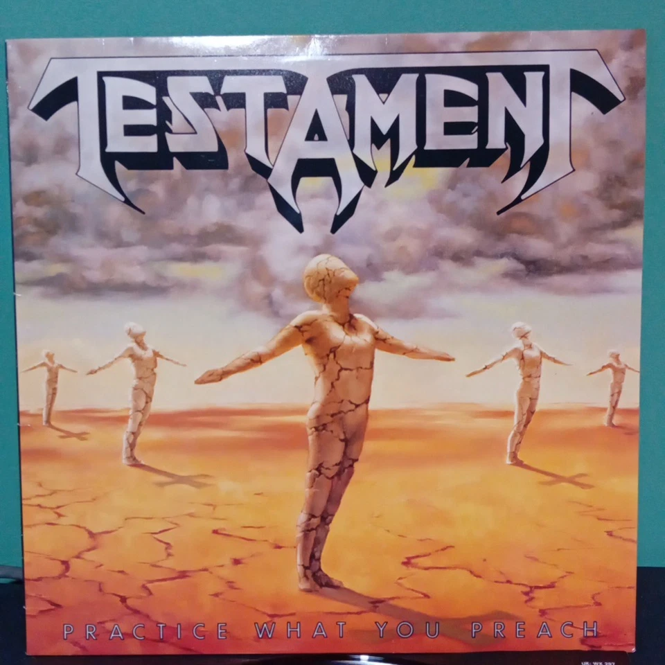 Testament Practice What You Preach 1989 NM Un Played Germany 1st pressing - Image 2 of 4