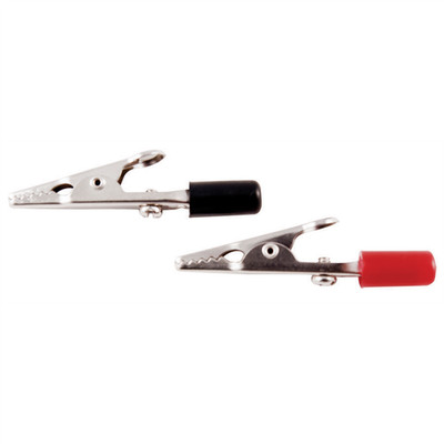  The Best Connection 2'' 10A ALLIGATOR CLIPS W/PVC HANDLES R/B 5SETS 215F