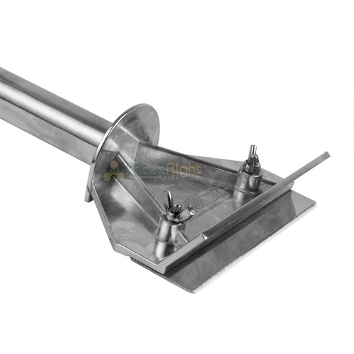 Chef Master Premium Griddle Scraper Stainless Steel W/ Top Handle & Splash Guard - Picture 4 of 5