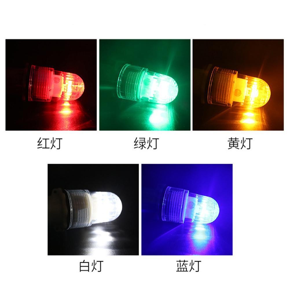 Night Fishing LED Underwater Fishing Light Indicator Bait Alarm Rod Clip Tip Fis