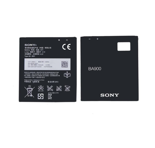 Original Akku BA900 Sony Xperia E1 / J / L / Gx / T / Tx / LT29 / Lt29I / St26A-image