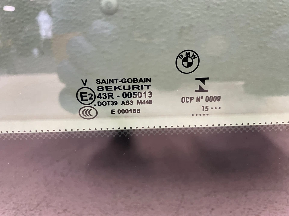 16 17 18 BMW 640i 650i F06 techo corredizo techo corredizo ventana panel de vidrio 1579 OEM Foto 2 de 4