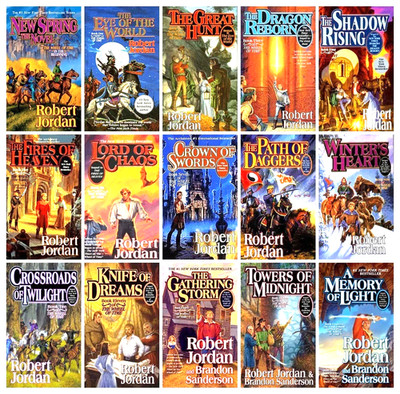 Build your own Wheel of Time set lot Robert Jordan hardcover  books Dust Jackets