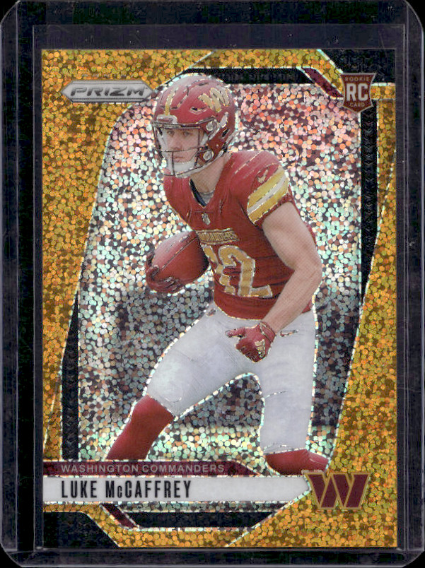 2024 Panini Prizm - Rookies Luke McCaffrey #367 Gold Sparkle #24/24