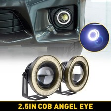 Universal 2pcs Round 2.5 Projector Led Drl Halo Angel Eyes Fog Lights Lamp Universal 2pcs Round 2.5 Projector Led Drl Halo Angel Eyes Fog Lights Lamp