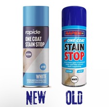 Damp and Stain Block Spray Paint One Coat Stain Stop Aerosol Spray White 400 ml