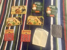 7 Vintage Sewing Needle Button Book Reliance Needle book assorted needles Japan