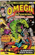 OMEGA THE UNKNOWN #2, MAY 1976! FINE/VF CONDITION! MARVEL BRONZE AGE CLASSIC!