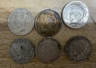 (6) Peace Dollars 1922 And 1923  All Readable Dates Great Price!!!