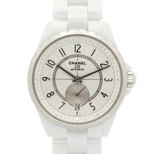 Chanel J12-365 Wristwatch, Ceramic, White (H3837)
