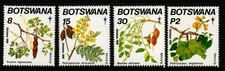 BOTSWANA SG702/5 1990 CHRISTMAS FLOWERING TREES MNH