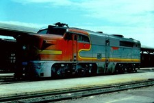 Lote de 2 diapositivas Santa Fe ATSF PA 35 mm