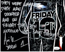 Ari Lehman signed 8x10 Photo Jason Voorhees - Friday the 13th JSA Authentication