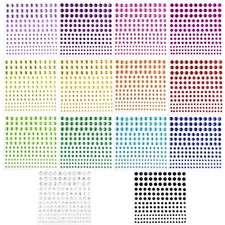 Self Adhesive Rhinestone Gem Stickers for Makeup Nail Body Rhinestones Face