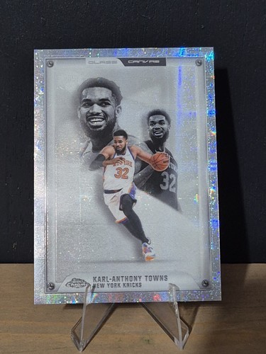 2025-26 Topps Chrome UPDATE Karl-Anthony Towns Glass Canvas #GC-8 SSP Knicks