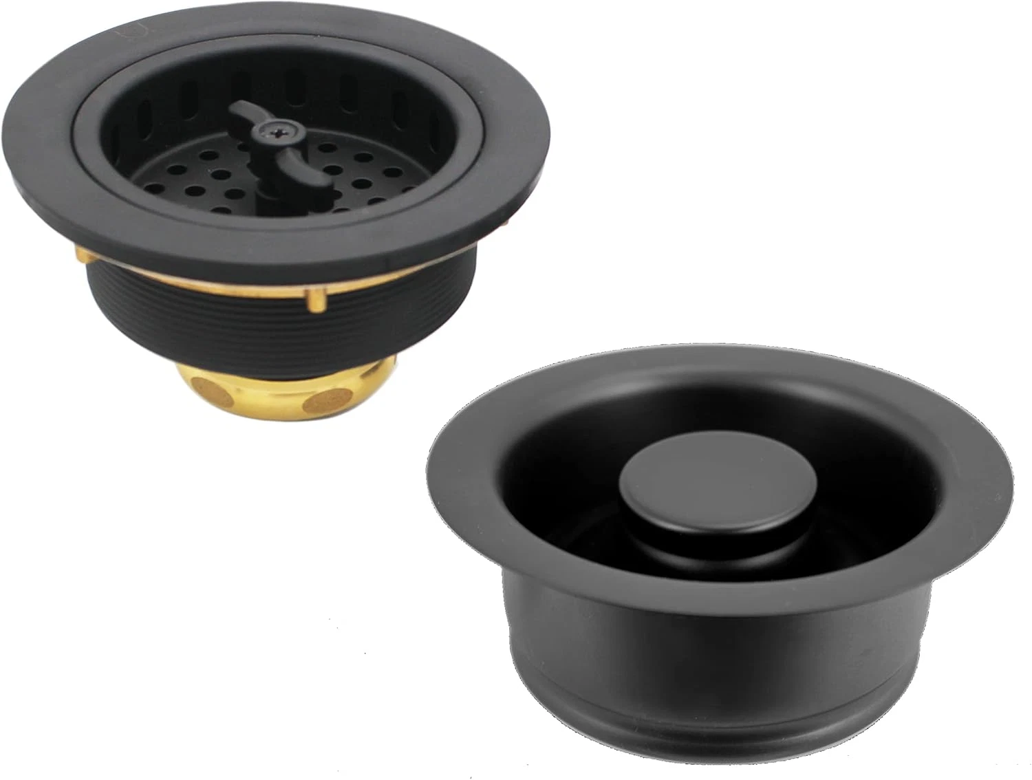 D2155-62 Wing Nut Style Large Kitchen Basket Strainer with Waste Disposal Flange