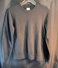 NWT A New Day Fine Gauge Crewneck Sweater Black XS Soft Cashmere-like Feel