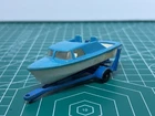 OLD VINTAGE LESNEY ENGLAND MATCHBOX # 9 BOAT & TRAILER
