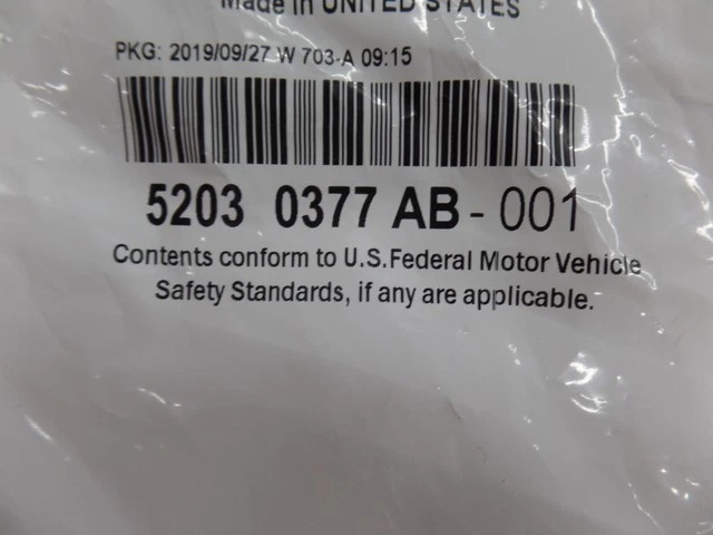 Dodge Ram 1500 2500 3500 4500 2002-18 tapa de gasolina negra OEM # 52030377AB Foto 3 de 4
