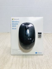 Microsoft - 1850 Wireless Mobile Optical Mouse - Wireless - Black U7Z-00001