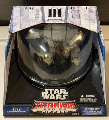 Star Wars AT-AT 2006 All Terrain Armored Transport Titanium Diecast Hasbro NIB