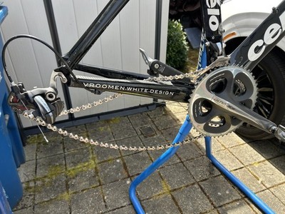 2009 Cervelo S2 Carbon Aero Road Bike Sz 48cm Dura Ace 7800 10 Sp
