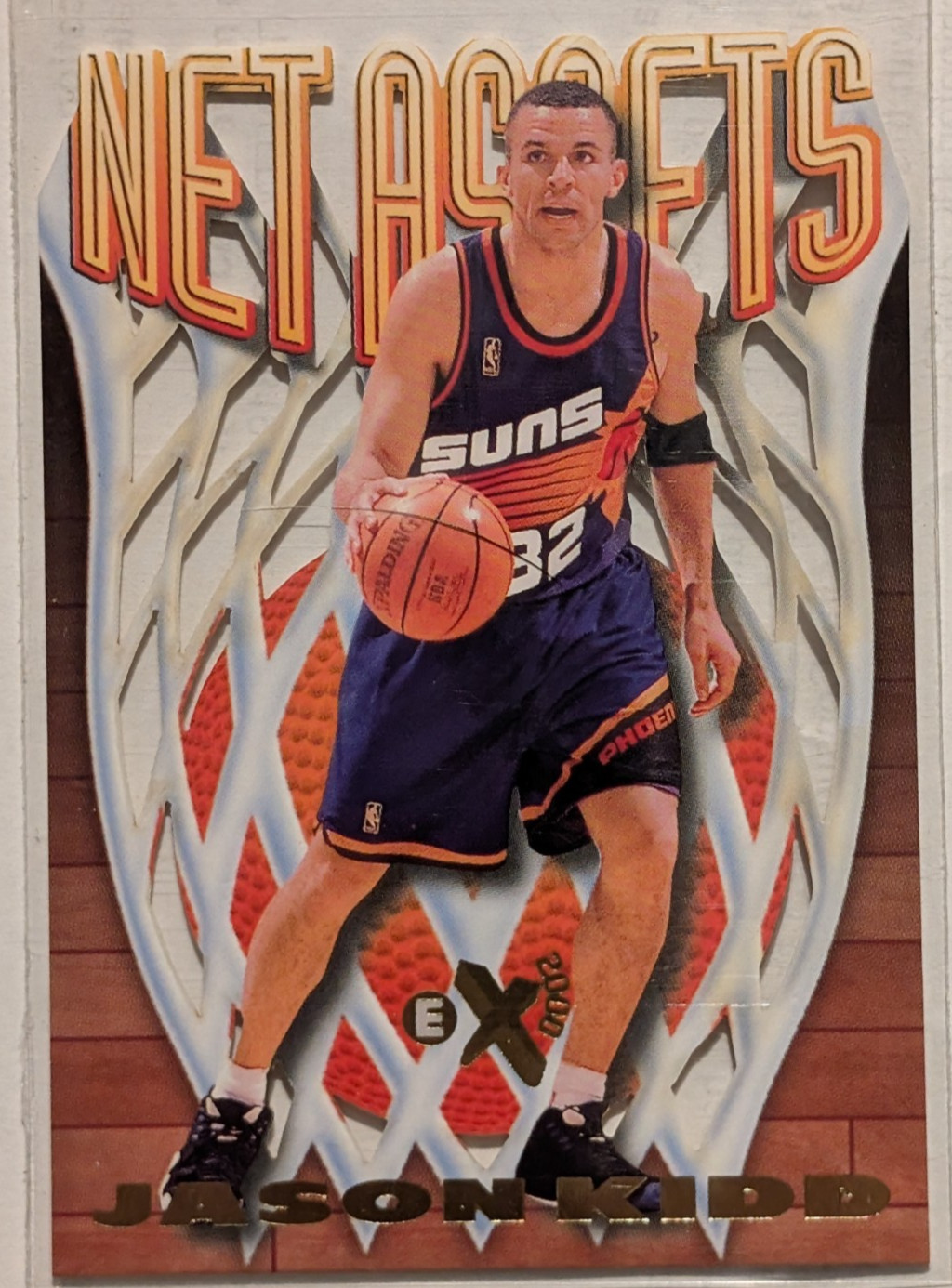 1996-97 Skybox E-X2000 Net Assets Jason Kidd #9 HOF 6hi
