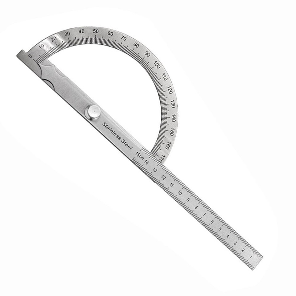 Rotatable Stainless Steel Angle Finder Ruler with Lock Screw for ...