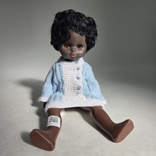 Mattel Rosebud Vintage Doll 34 cm Plastic Body Blinking Eyes Jointed 1960s