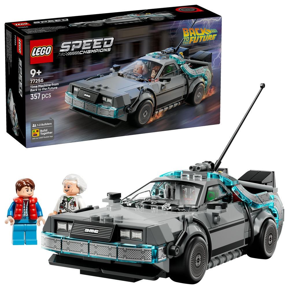 Lego Unisex Orange/Brown Speed Champions Time Machine From Back To The Future 77256 - Image 14