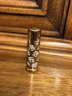 Vintage Coty #24 Plumwine Lipstick In Goldtone Metal Case Collectable — photo 1