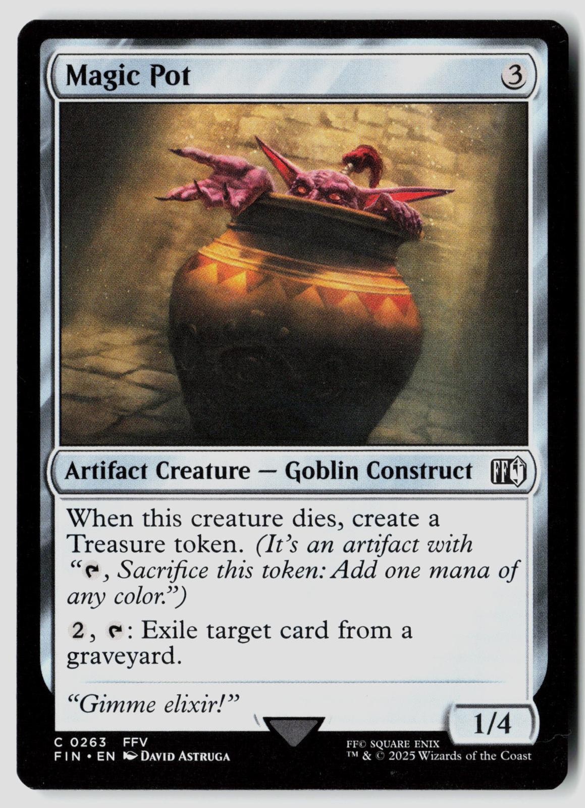 Magic Pot 263 Common FINAL FANTASY Magic: The Gathering Near Mint
