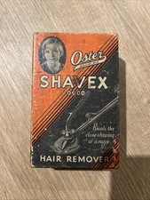 Vintage Oster Shavex Manual Hair Remover – 1920s/30s – With Box.