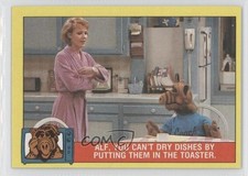 1987 Topps Series 1 Alf you can t dry dishes by putting them in the toaster 0f8