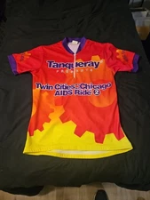 Tanqueray Twin Cities To Chicago Aids Ride Vintage Womens Cycling Size M
