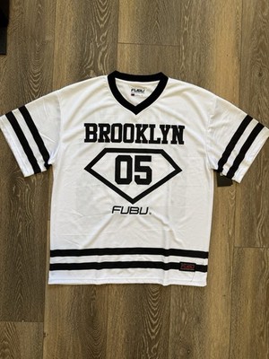 【入手困難】 FUBU BROOKLYN 05 両面刺繍ロゴ ゲームシャツ XL 入手困難】 FUBU BROOKLYN 05 両面刺繍ロゴ ゲームシャツ XL FUBU