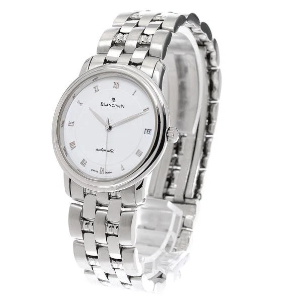 Blancpain — Blancpain Villeret Extra Slim 1195.1127.10 34mm SS White Dial Date Watch #C5087