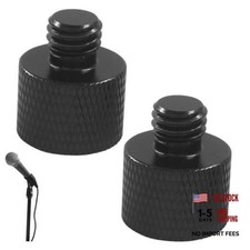 2 Pack Mic Stand Adapter, 5/8 Female to 3/8 Male for 2 Pcs 5/8" to 3/8"