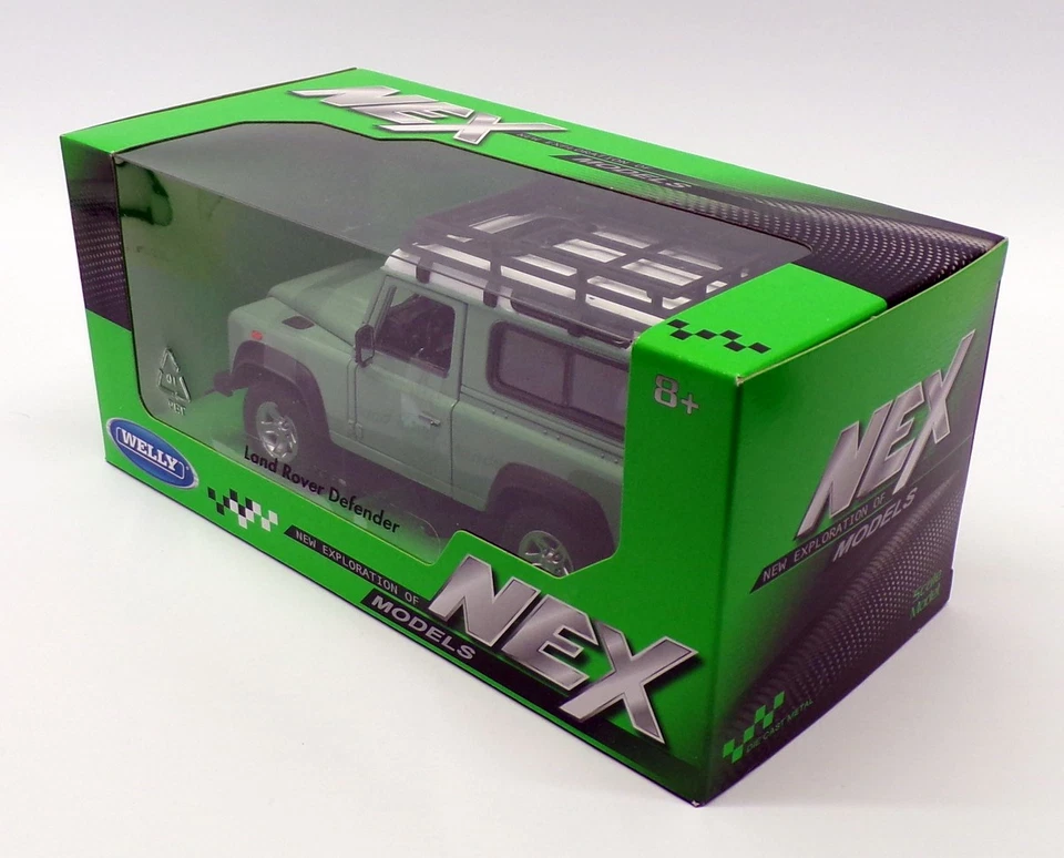Coche modelo Welly escala 1/24 22498SP-W - Land Rover Defender - verde Foto 4 de 4