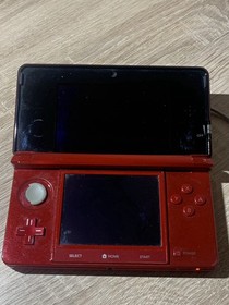9394 Nintendo 3DS Flare Red Very Good TESTED