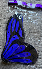 Butterfly Wings Costume Accessory, Adult Unisex, Purple Black