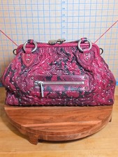Authentic Pre-Owned MARC JACOBS Studded Quilted Leather Stam Bordeaux Red 