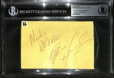 Robbin Crosby & Ronnie Atkinson of RATT Signed Album Page  BECKETT