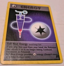 1st Edition Full Heal Energy - Team Rocket - #81/82 - Vintage Pokémon Card WOTC