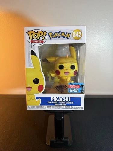 Funko Pop! Pokemon Pikachu Diamond 2021 Fall Convention Exclusive