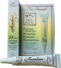Too Faced Shadow Insurance 24+ Hour  Eyeshadow Primer-0.17 oz-BNWB-Authentic