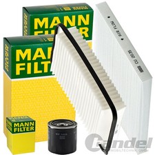 MANN FILTER INSPEKTIONSPAKET passend für TOYOTA COROLLA E12+VERSO R1 AVENSIS T25