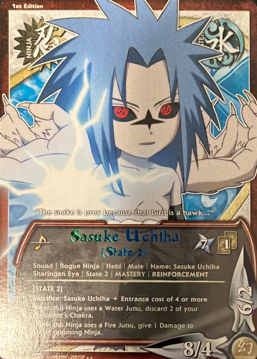 Preços baixos em Naruto SASUKE em Cartões Individuais de jogo de