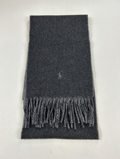  MINOR DEFECT Polo Ralph Lauren Solid Wool Blend Scarf - Dark Grey -