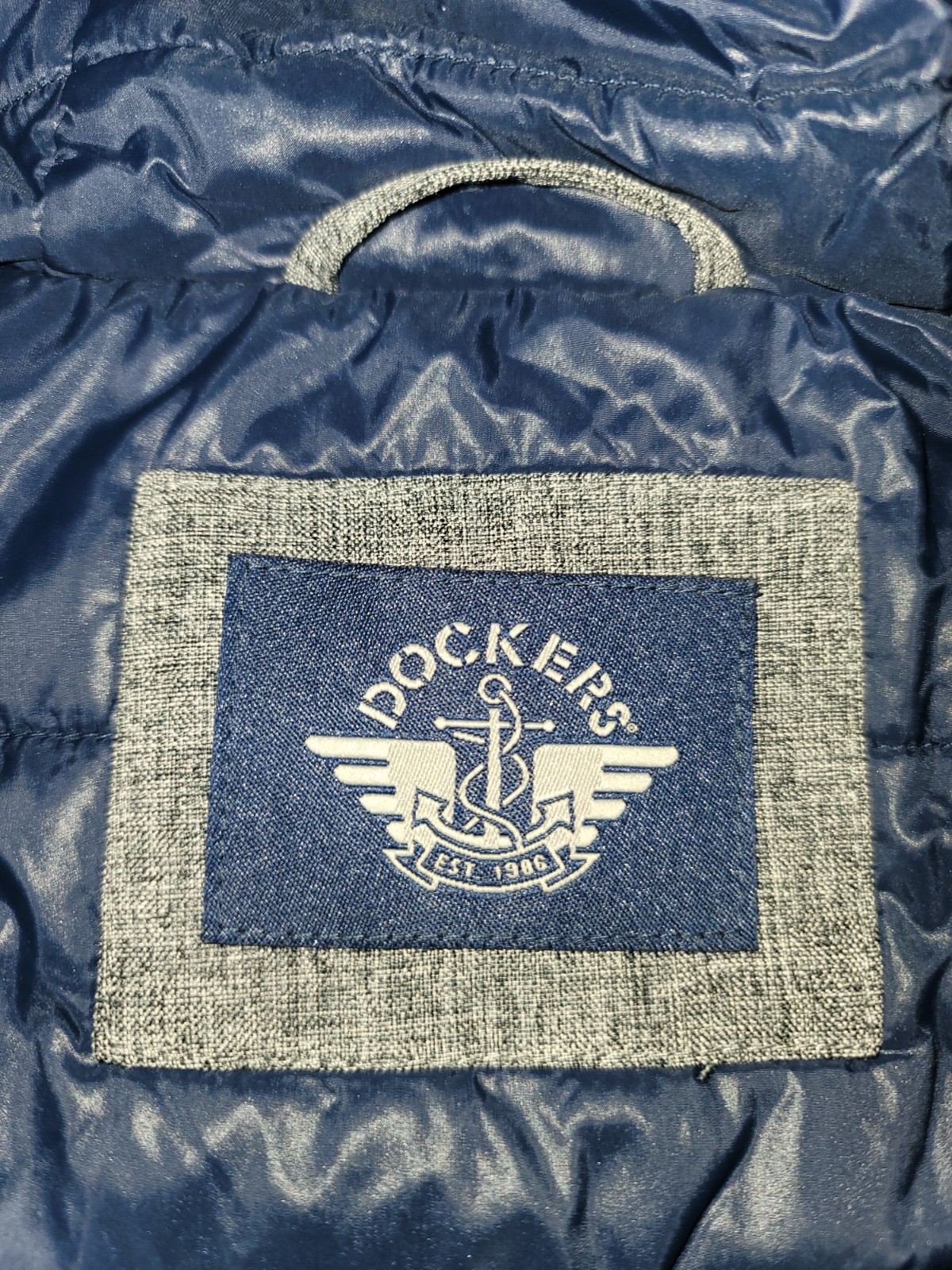 Dockers Double Zip Softshell Jacket Large With Po… - image 6